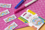 Life Is Colourful Woven Labels By Little Rosy Cheeks