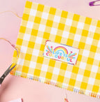 Life Is Colourful Woven Labels By Little Rosy Cheeks