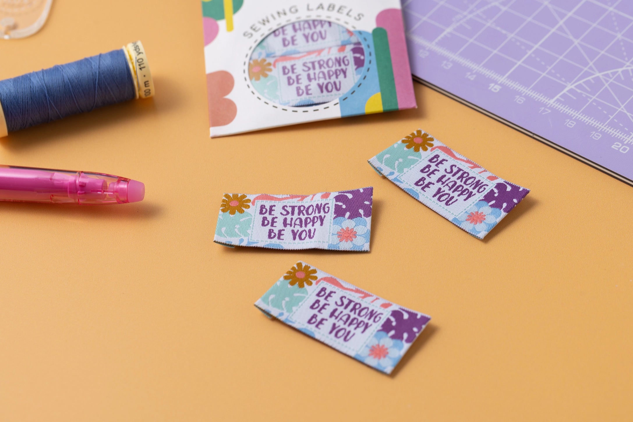 Be You Woven Labels By Little Rosy Cheeks