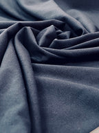 Navy Blue Cotton Jersey By Stof Fabric Of Denmark