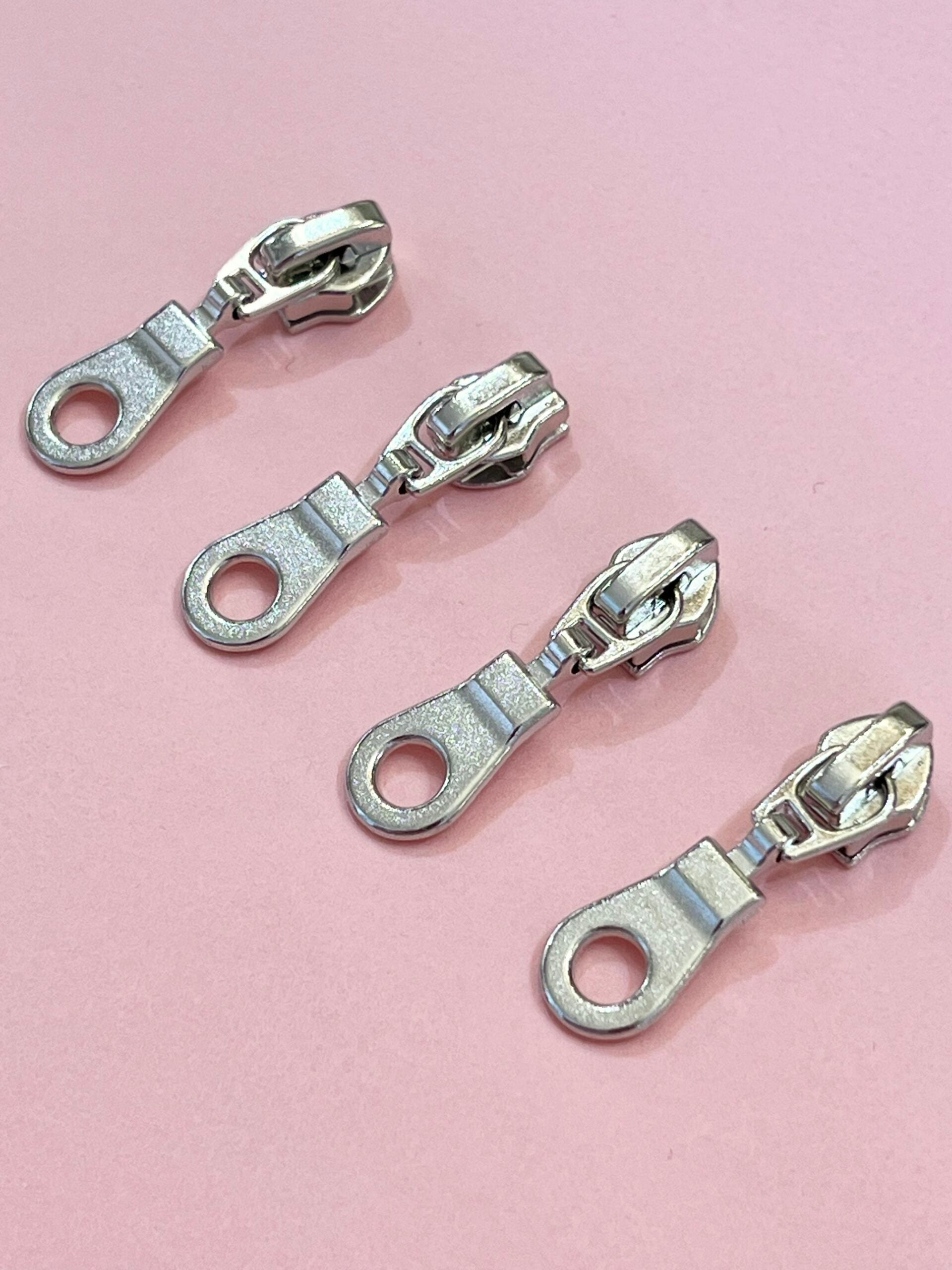 Donut Silver No.5 Zip Pull