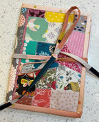 Sew A Quilted Book/Journal Cover/Sewing Kit Case Saturday 30th August