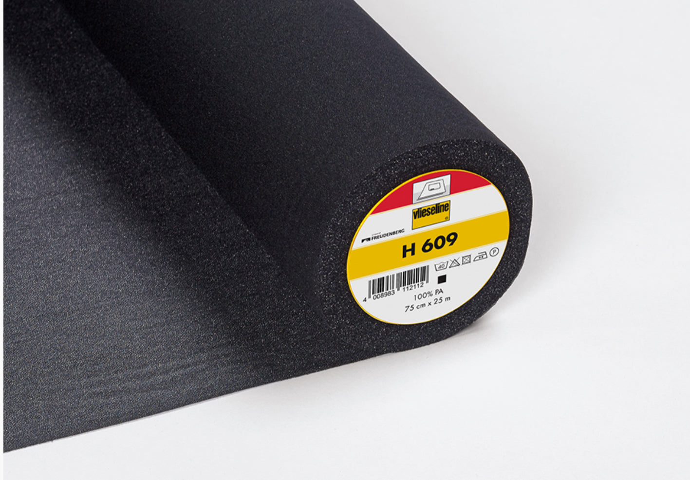 Vlieseline H609 Fusible Stretch Knit Interfacing Black