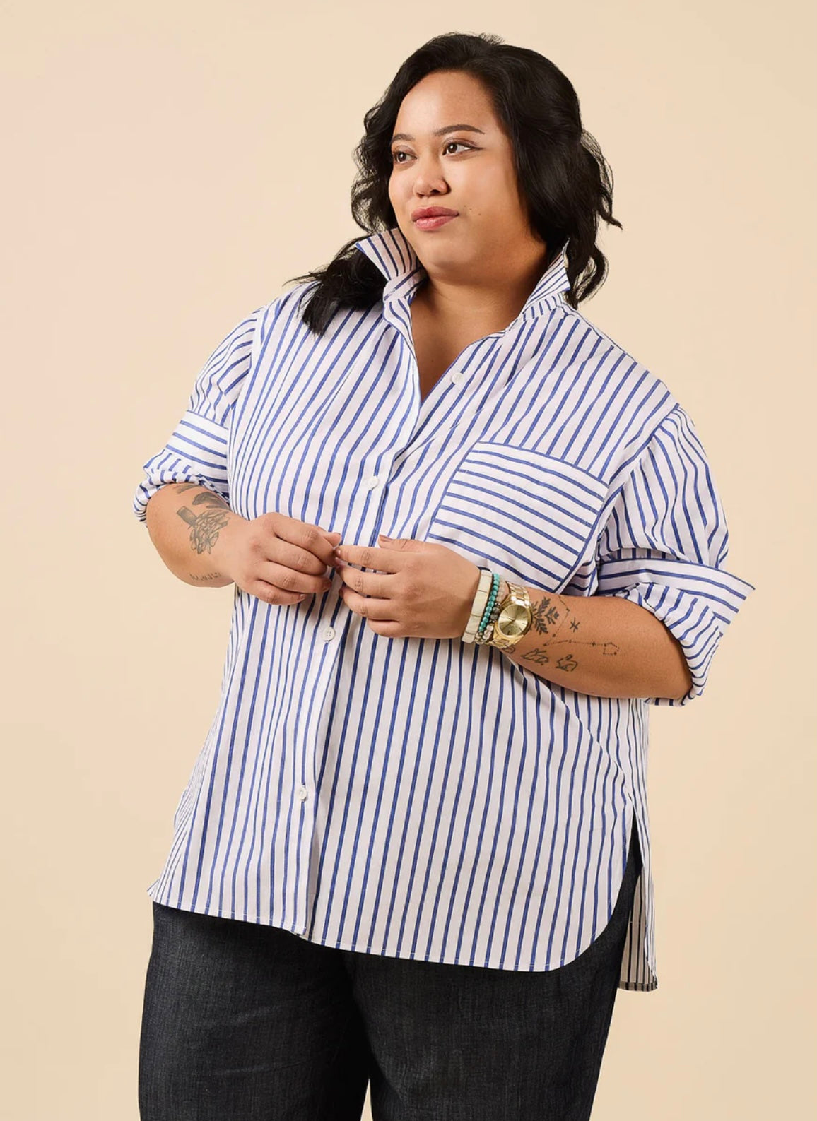 Closet Core Jenna Button-Up Shirt And Dress