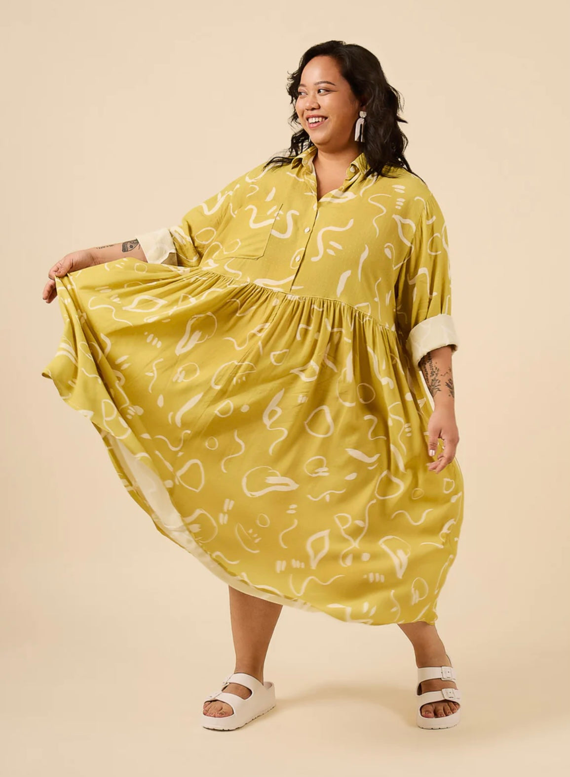 Closet Core Jenna Button-Up Shirt And Dress