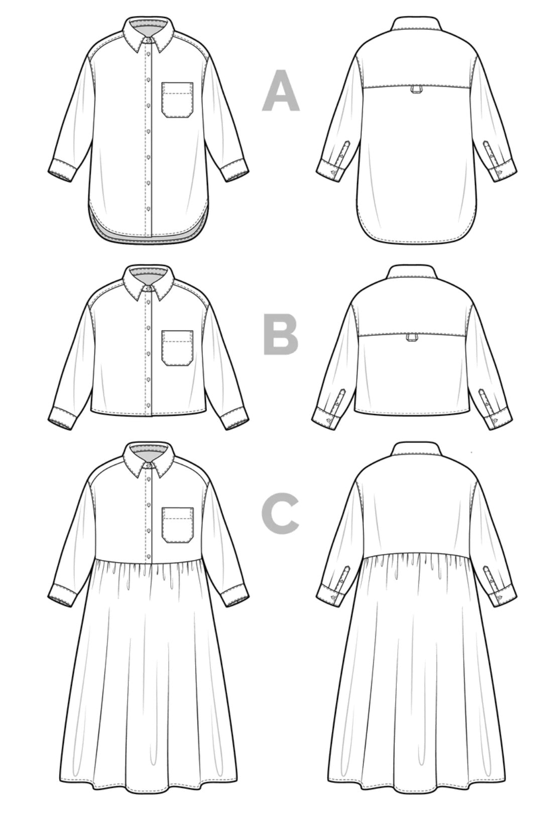 Closet Core Jenna Button-Up Shirt And Dress