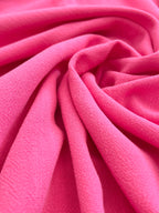 Fuchsia Pink Viscose Linen Blend 70cm Remnant