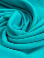 Turquoise Viscose Linen Blend