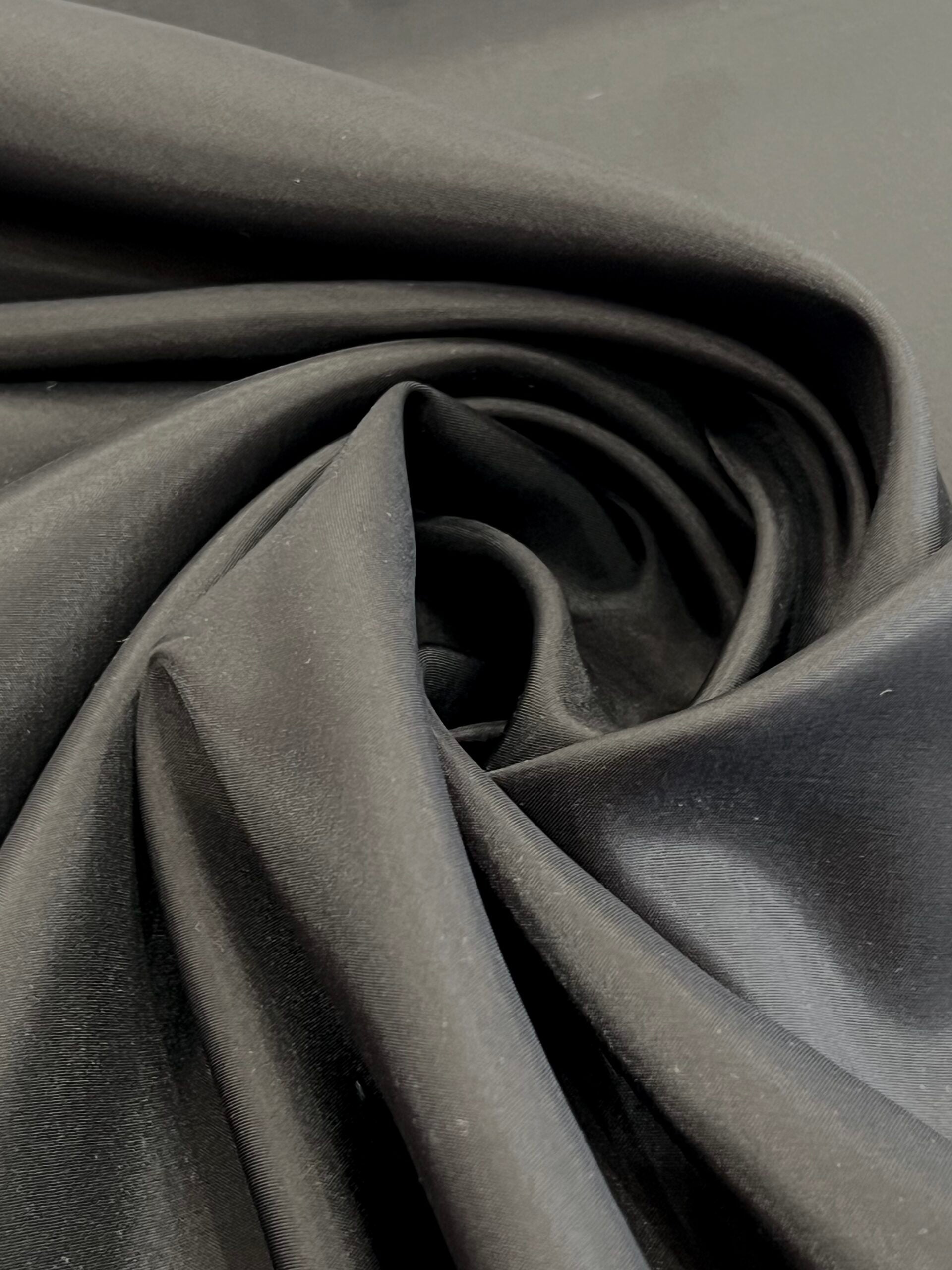 Black Acetate Taffeta Lining