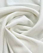 White Viscose Linen Blend