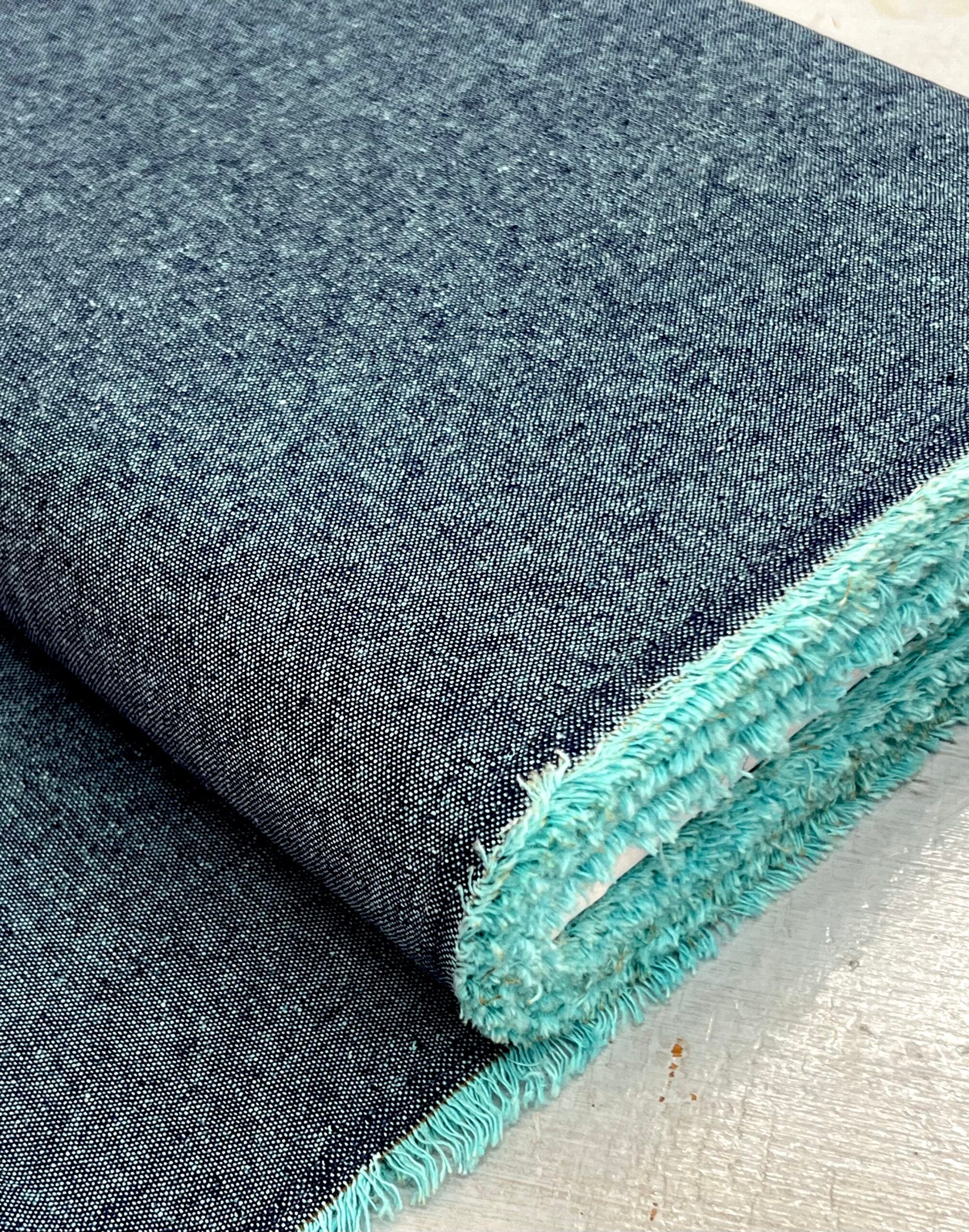 Robert Kaufman Essex Yarn Dyed Peacock