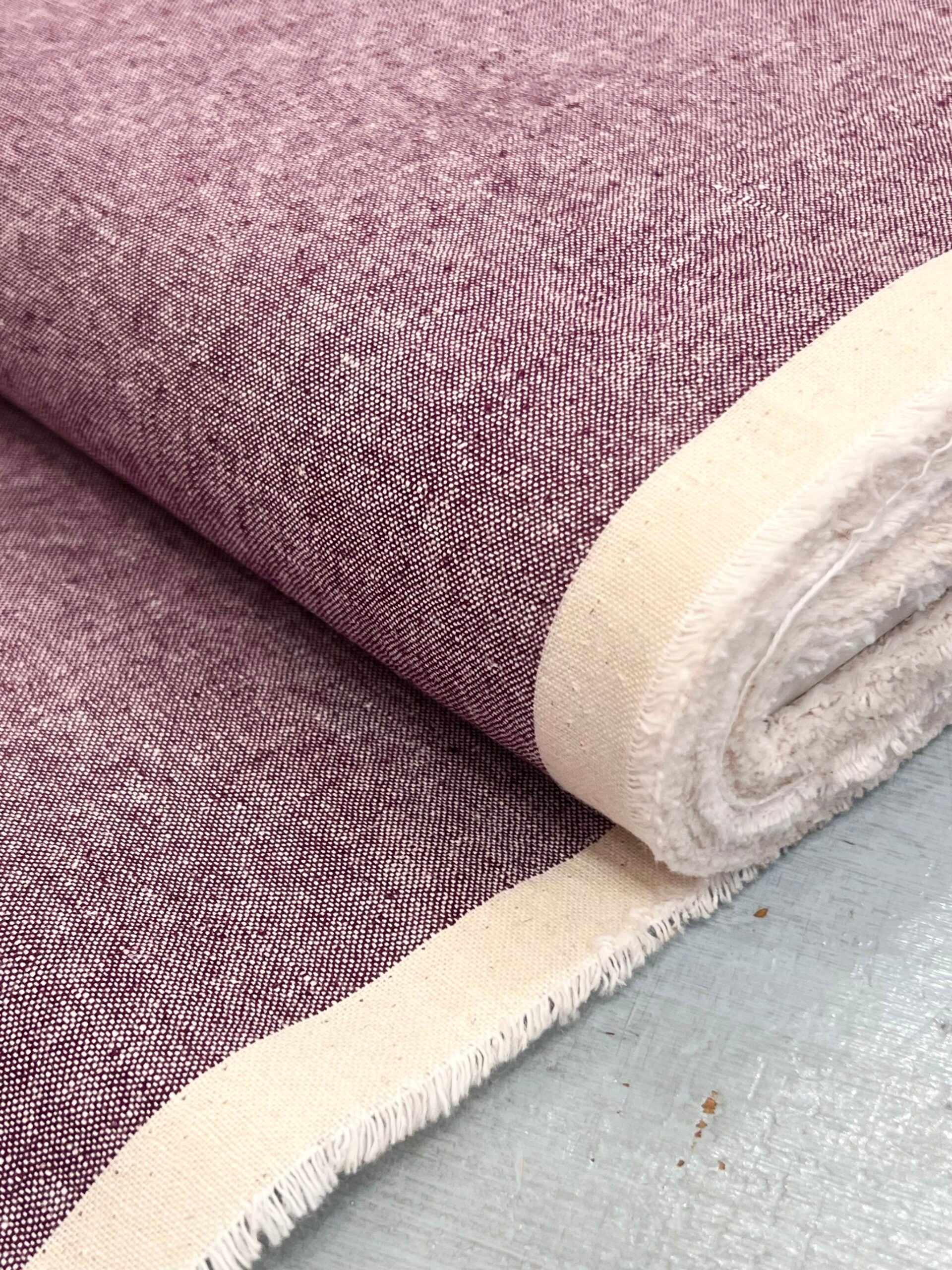 Robert Kaufman Essex Yarn Dyed Eggplant