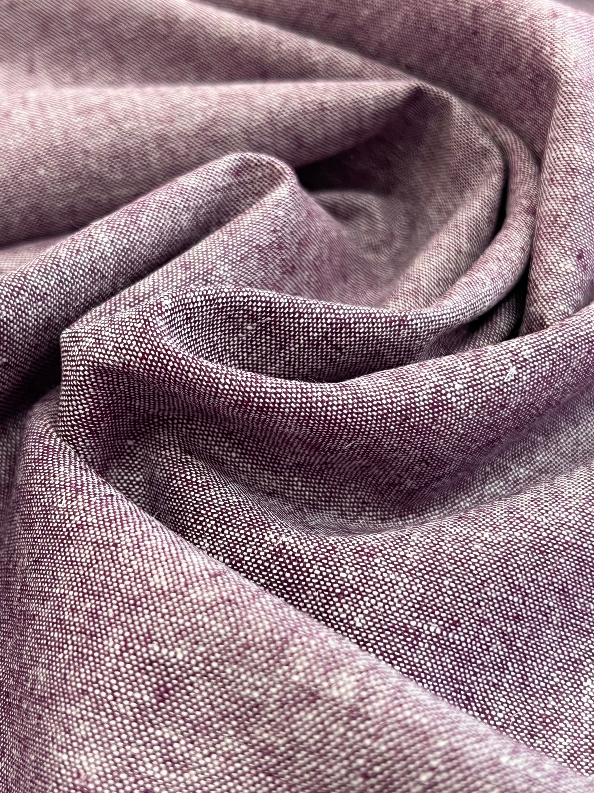 Robert Kaufman Essex Yarn Dyed Eggplant