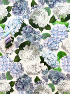 Lady McElroy Hydrangea Story Cotton Marlie Lawn 60cm Remnant