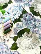 Lady McElroy Hydrangea Story Cotton Marlie Lawn 60cm Remnant