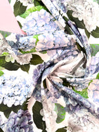 Lady McElroy Hydrangea Story Cotton Marlie Lawn 60cm Remnant