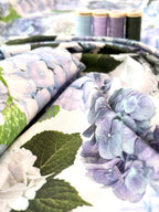 Lady McElroy Hydrangea Story Cotton Marlie Lawn 60cm Remnant