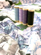 Lady McElroy Hydrangea Story Cotton Marlie Lawn 60cm Remnant