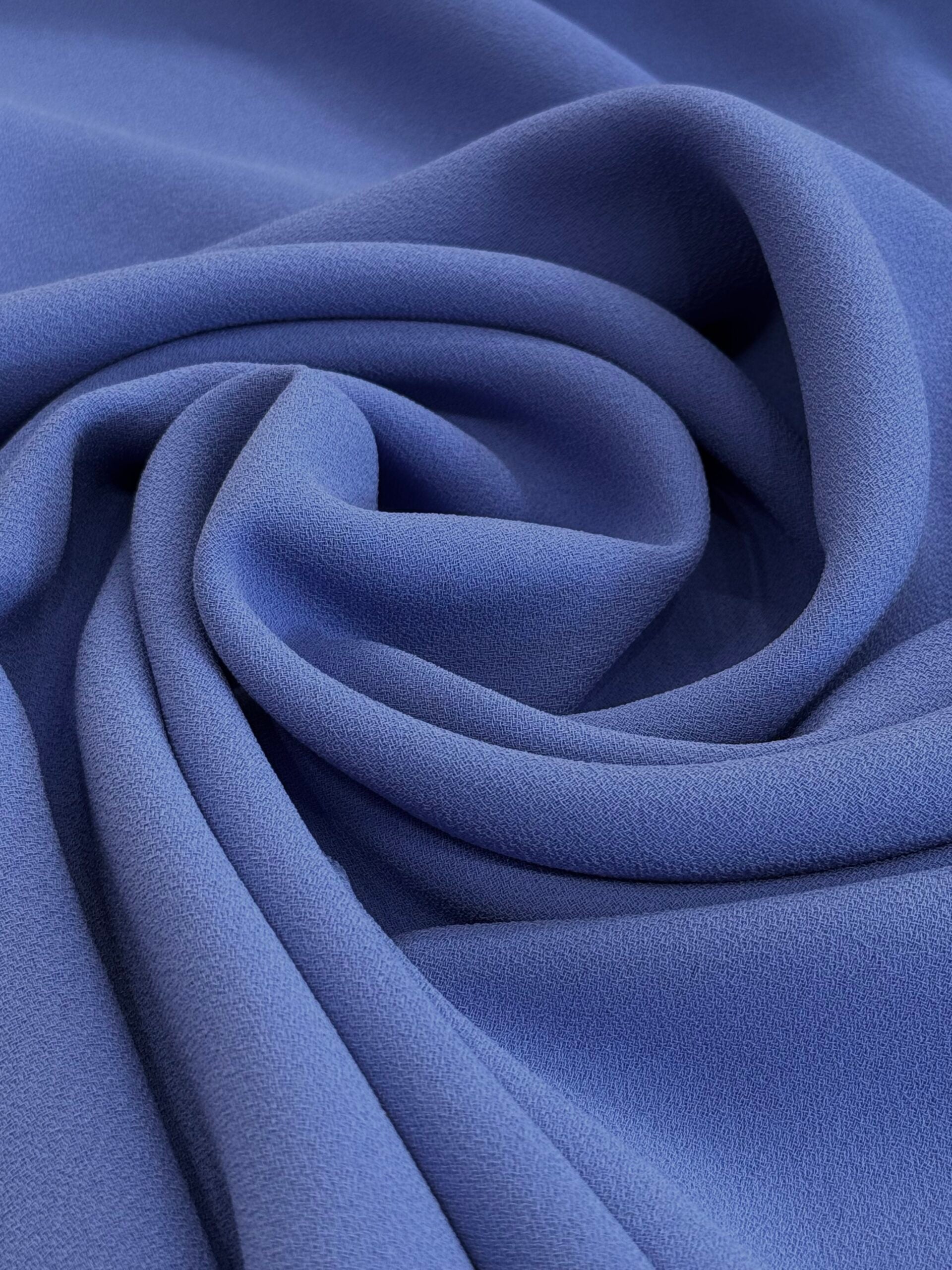 Hyacinth Blue Triple Crepe