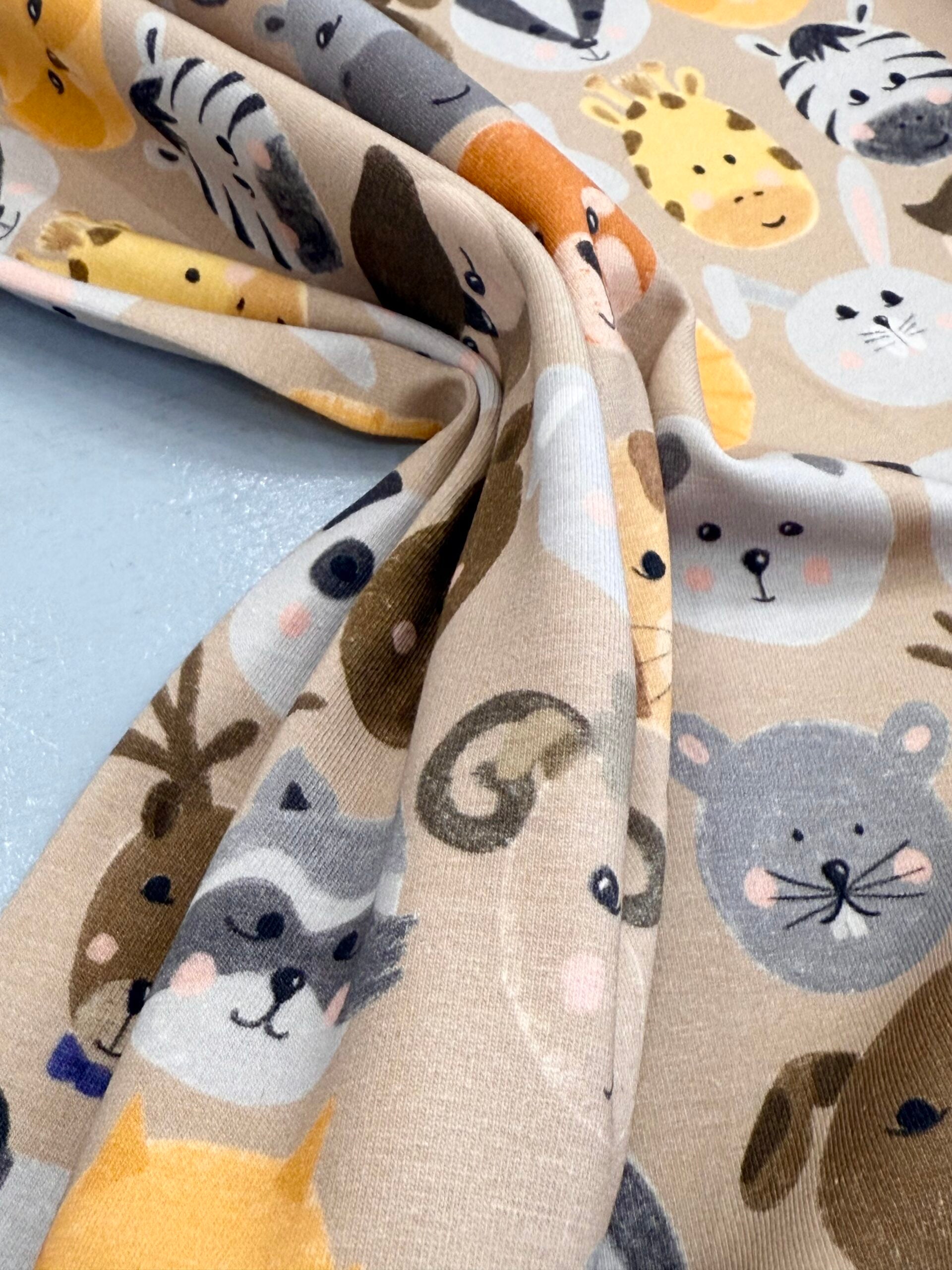 Furry Friends Cotton Jersey By Stof Of Denmark