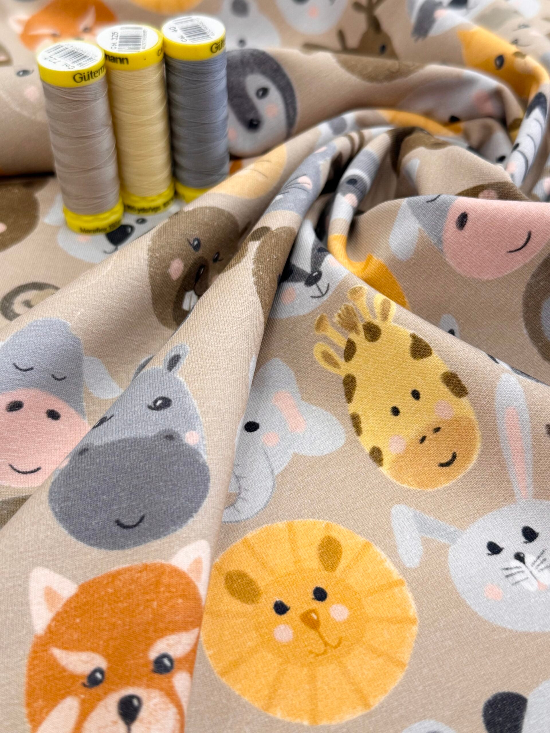 Furry Friends Cotton Jersey By Stof Of Denmark