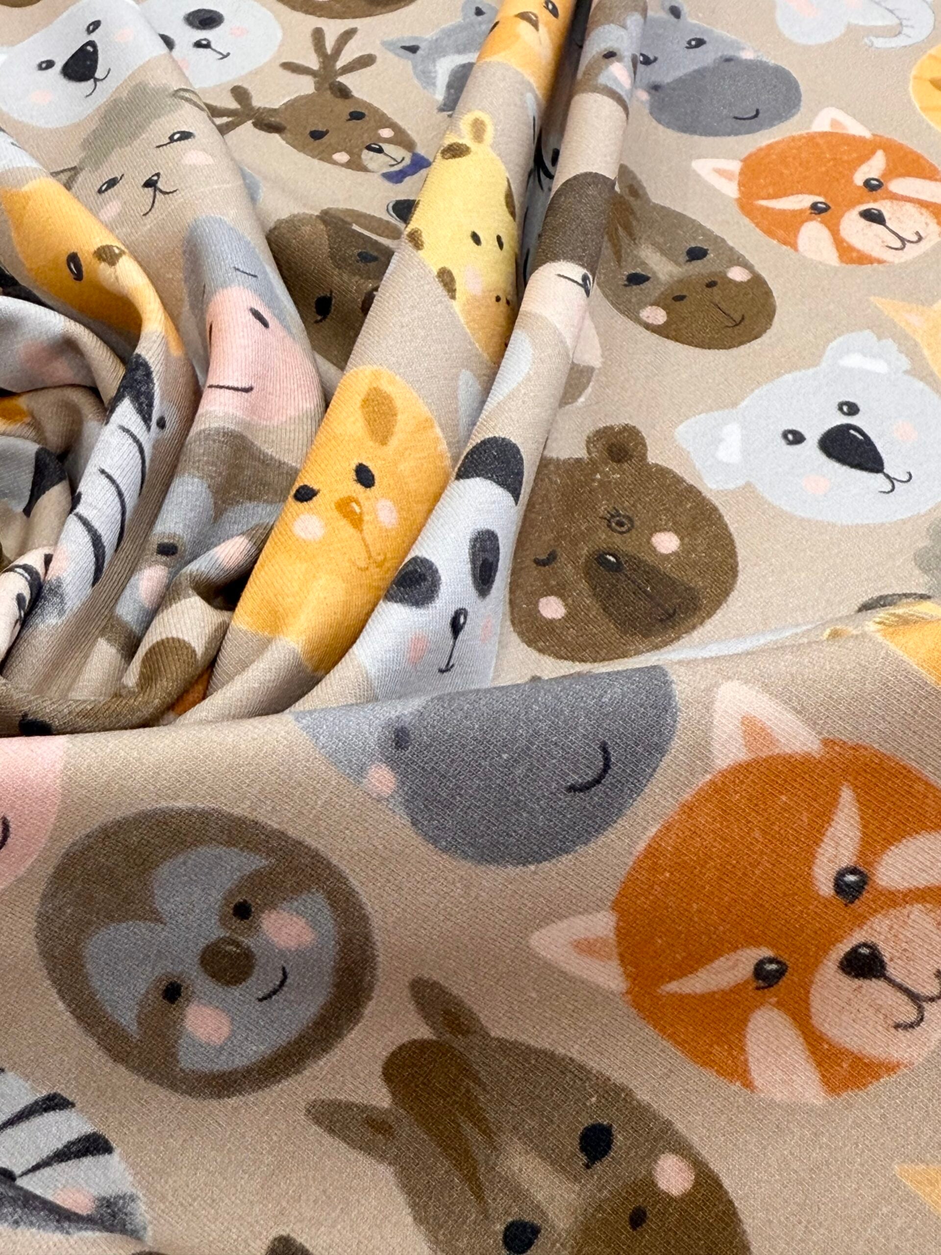 Furry Friends Cotton Jersey By Stof Of Denmark