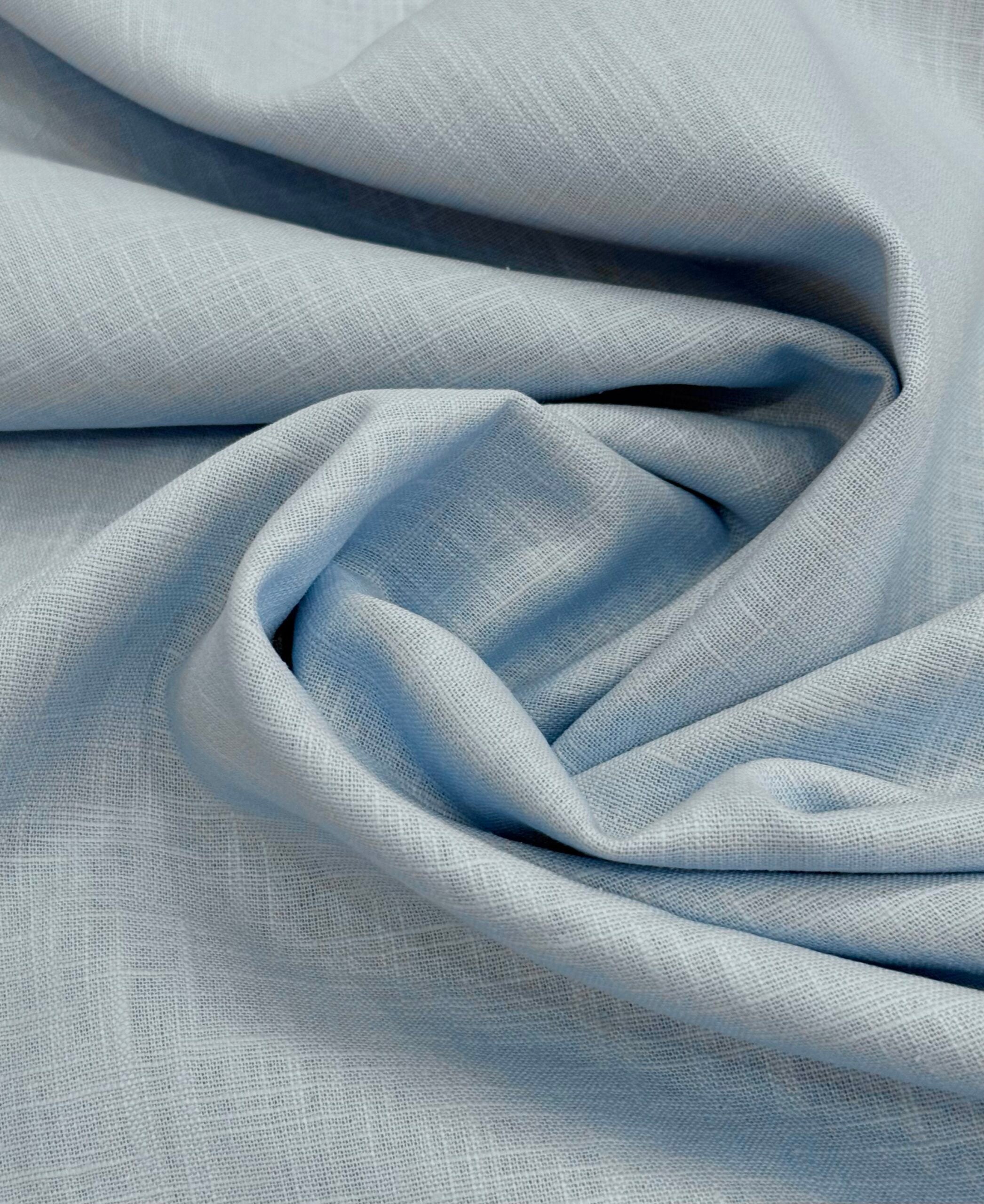 Ramie Cotton Blend Pale Blue