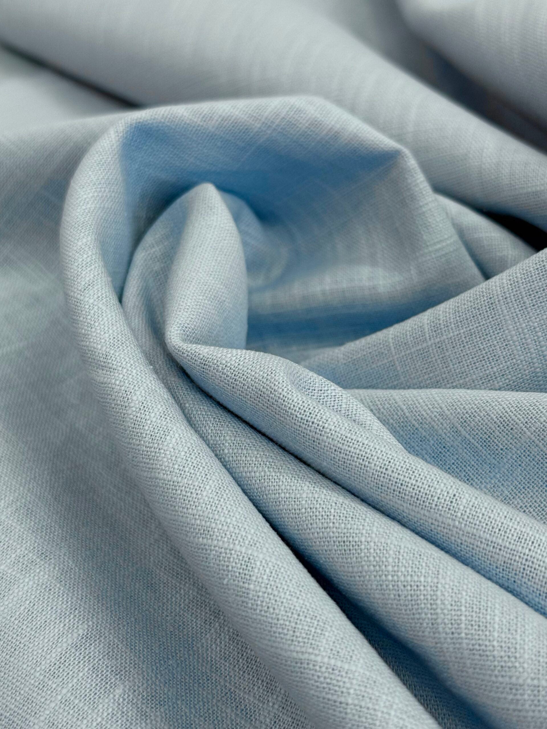 Ramie Cotton Blend Pale Blue