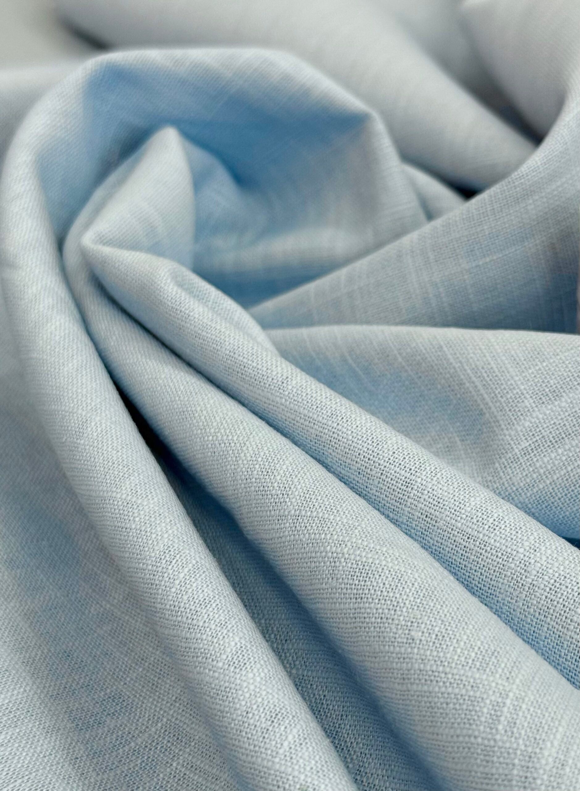 Ramie Cotton Blend Pale Blue