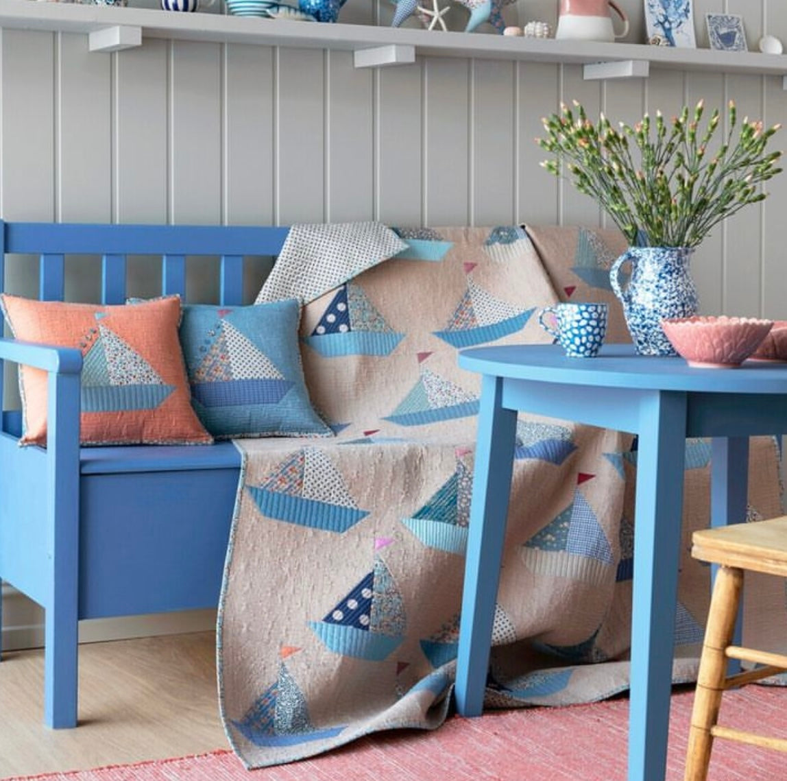 Tilda Creating Memories Fabric Collection – Lulu Blue Summer