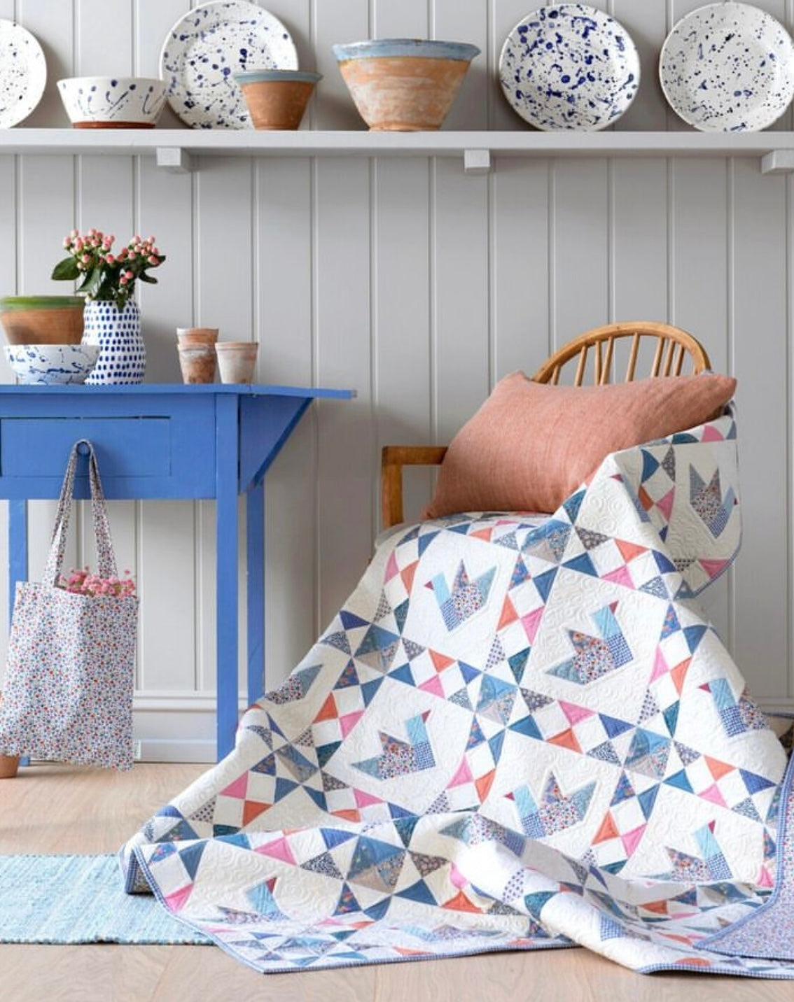 Tilda Creating Memories Fabric Collection – Lulu Blue Summer