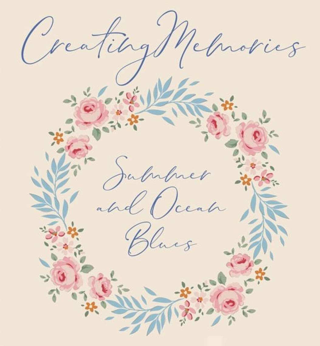 Tilda Creating Memories Fabric Collection – Lulu Blue Summer