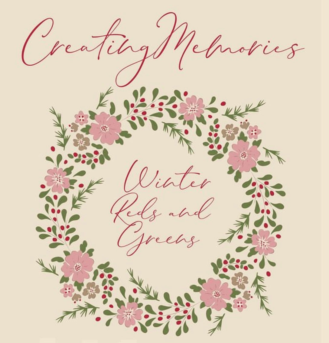 Tilda Creating Memories Fabric Collection – Evie Green Winter