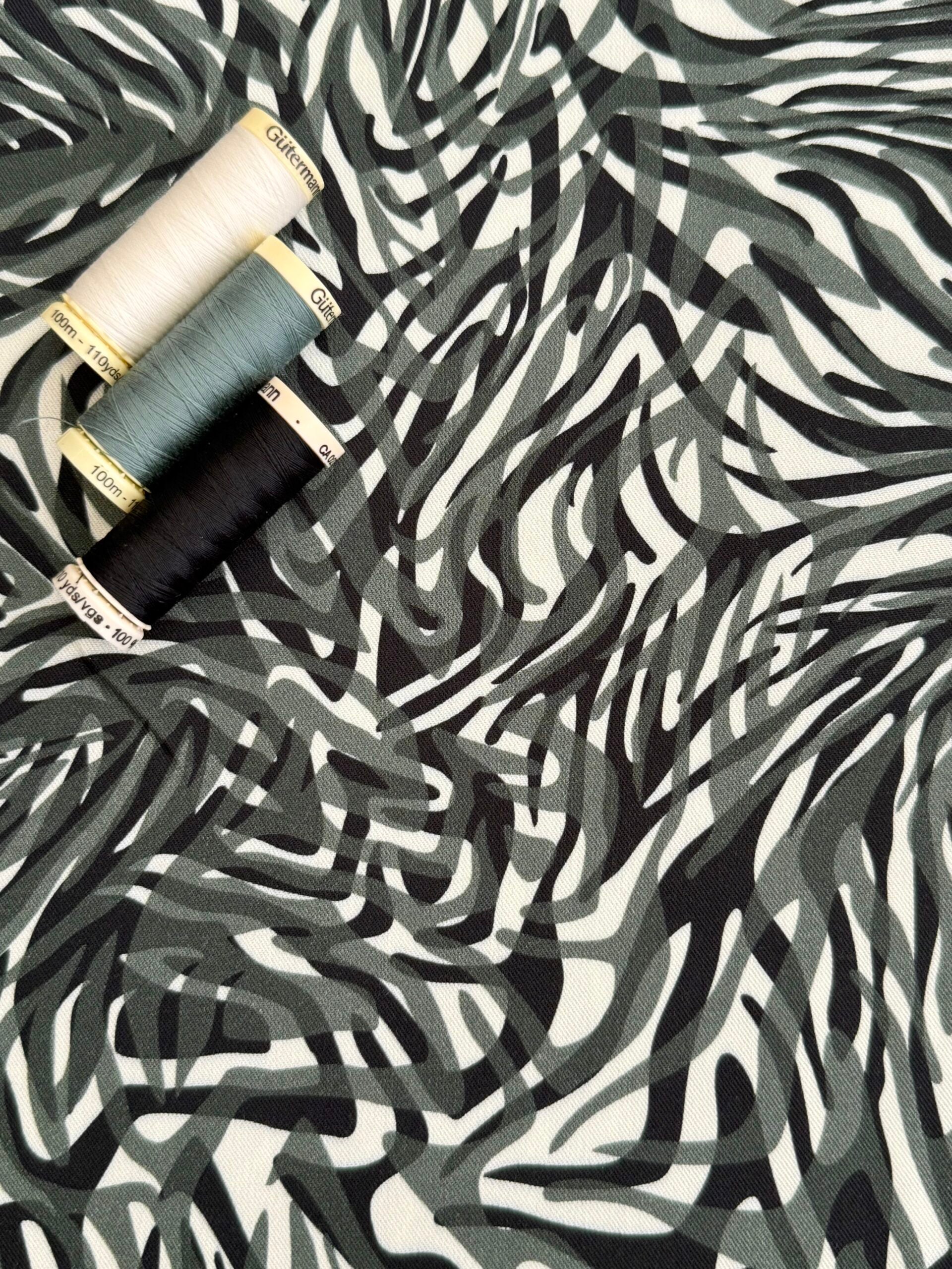 Light & Lush Viscose By Stof Of Denmark - Tropical Garden 1 Metre Remnant