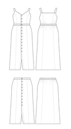 Holyoke Maxi Dress & Skirt By Cashmerette