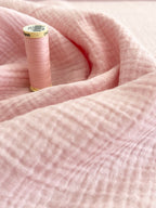Pale Pink Double Gauze Cotton