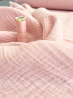 Pale Pink Double Gauze Cotton