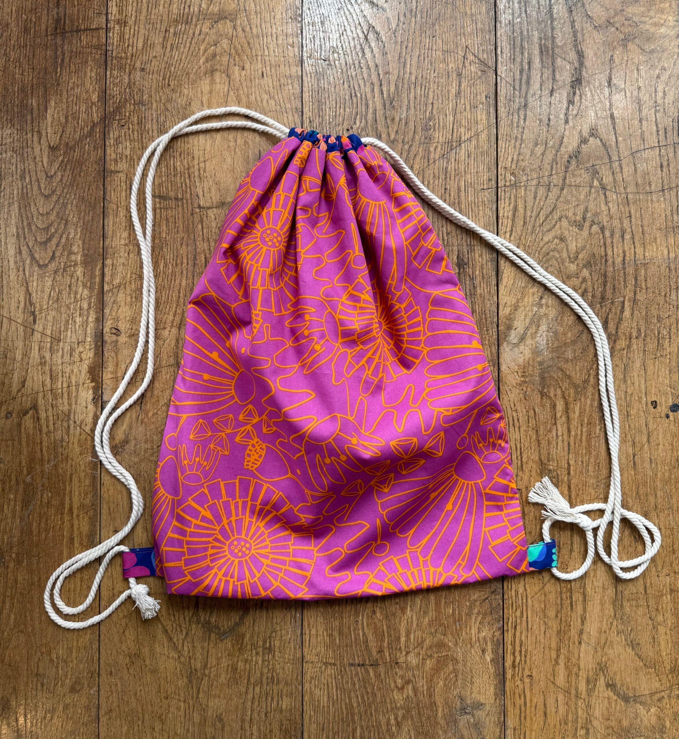 Sew A Drawstring Packaway Rucksack Saturday May 17th