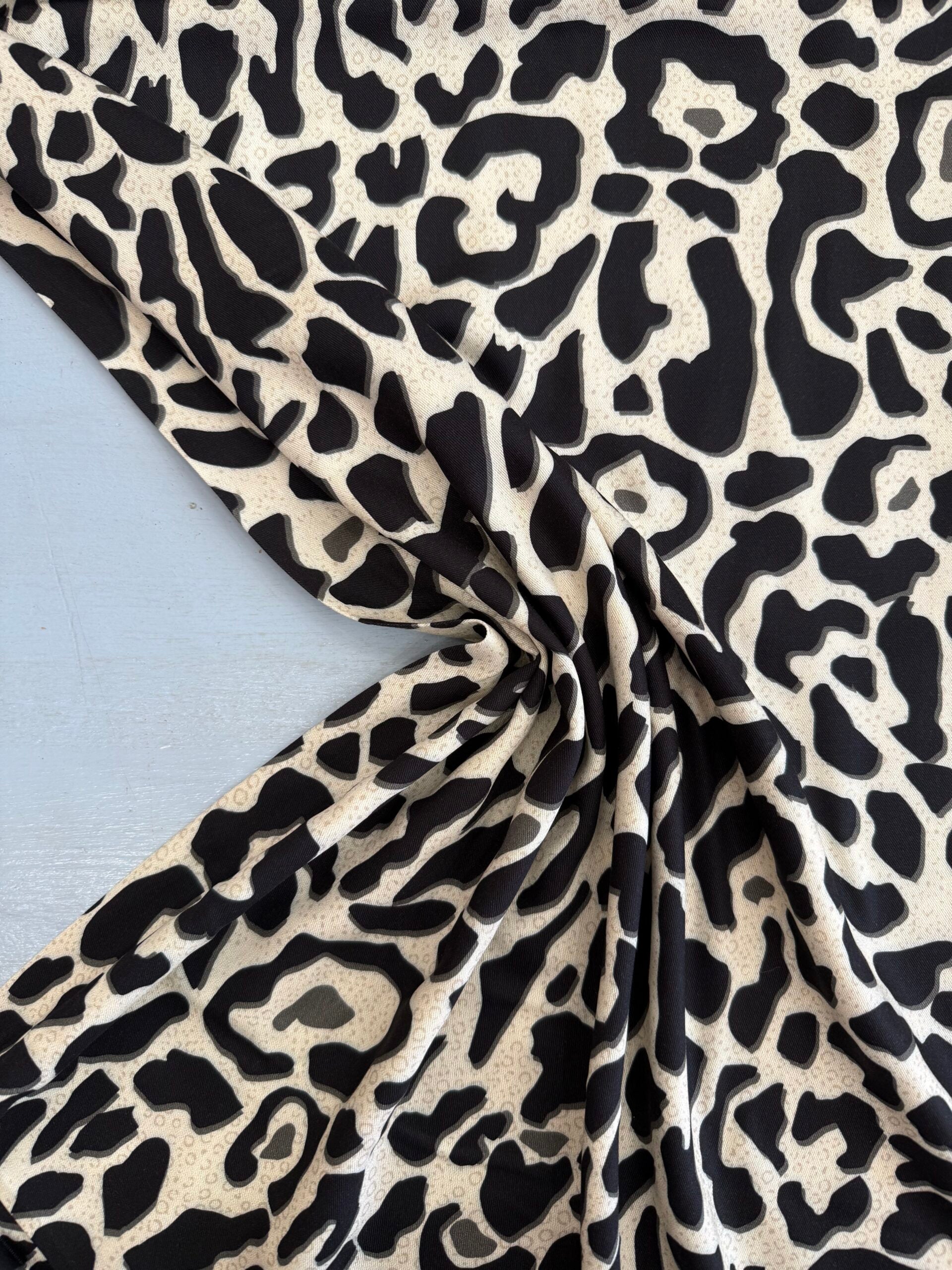 Light & Lush Viscose By Stof Of Denmark - Animal Abstract