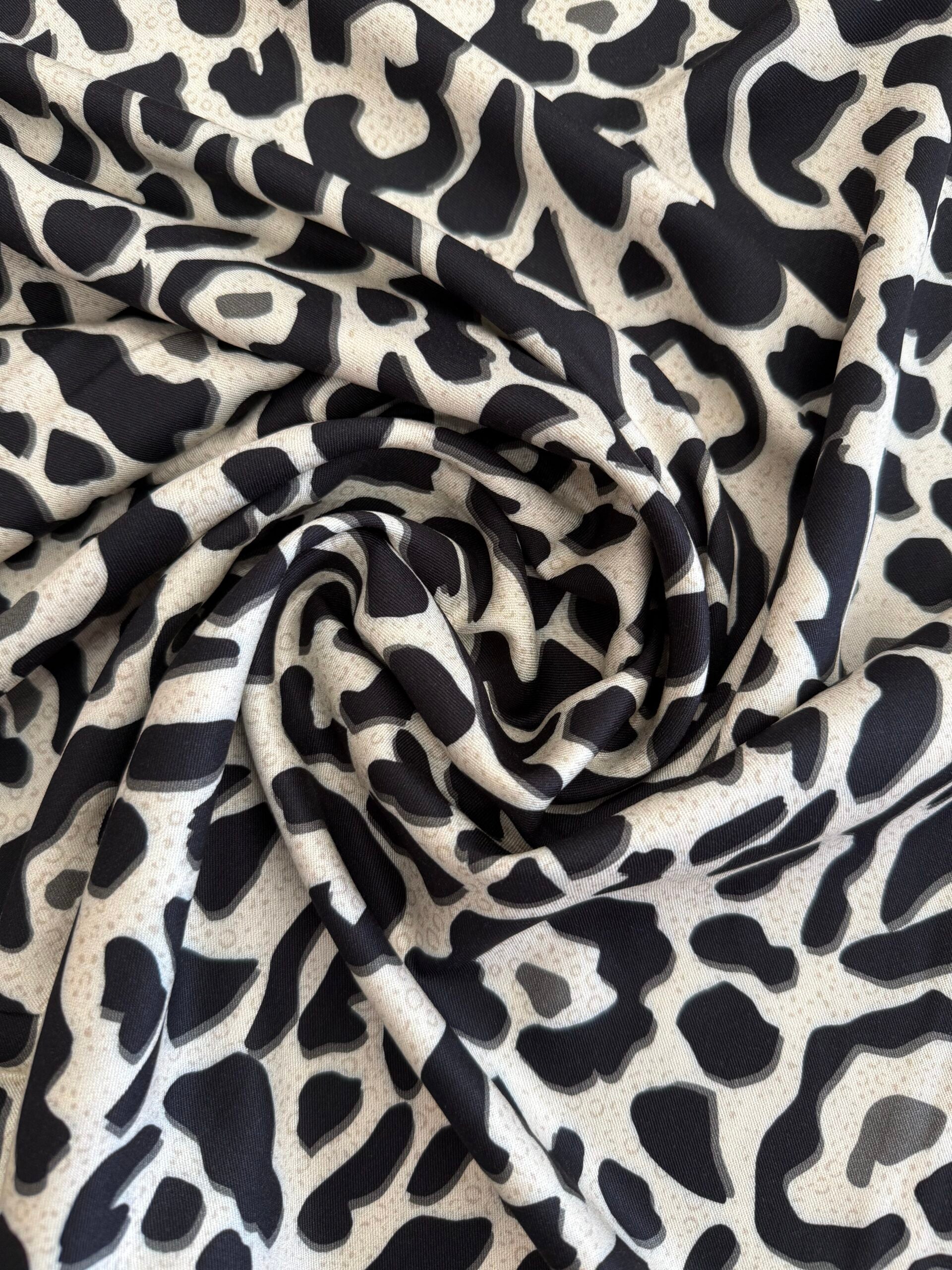 Light & Lush Viscose By Stof Of Denmark - Animal Abstract