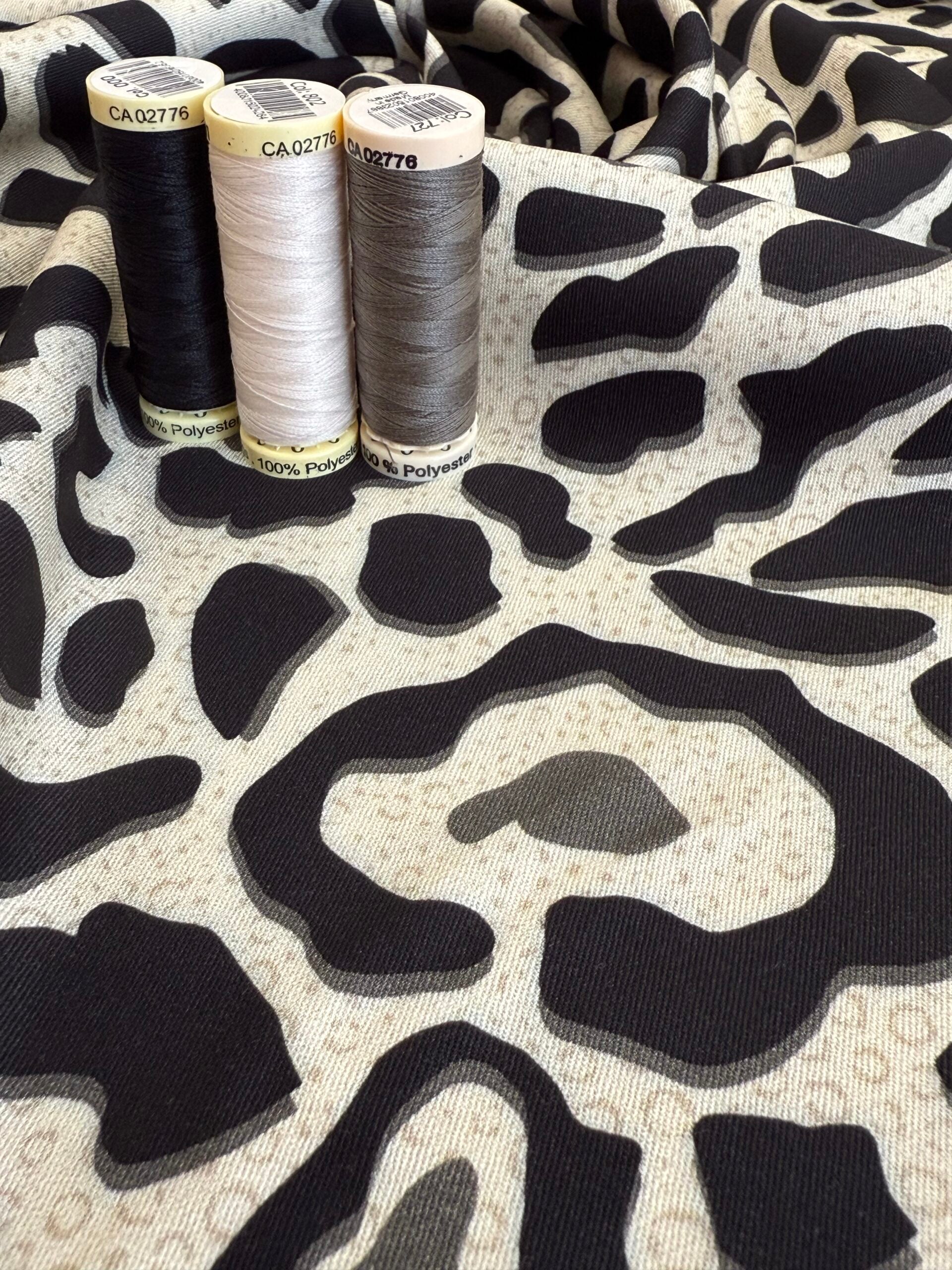 Light & Lush Viscose By Stof Of Denmark - Animal Abstract