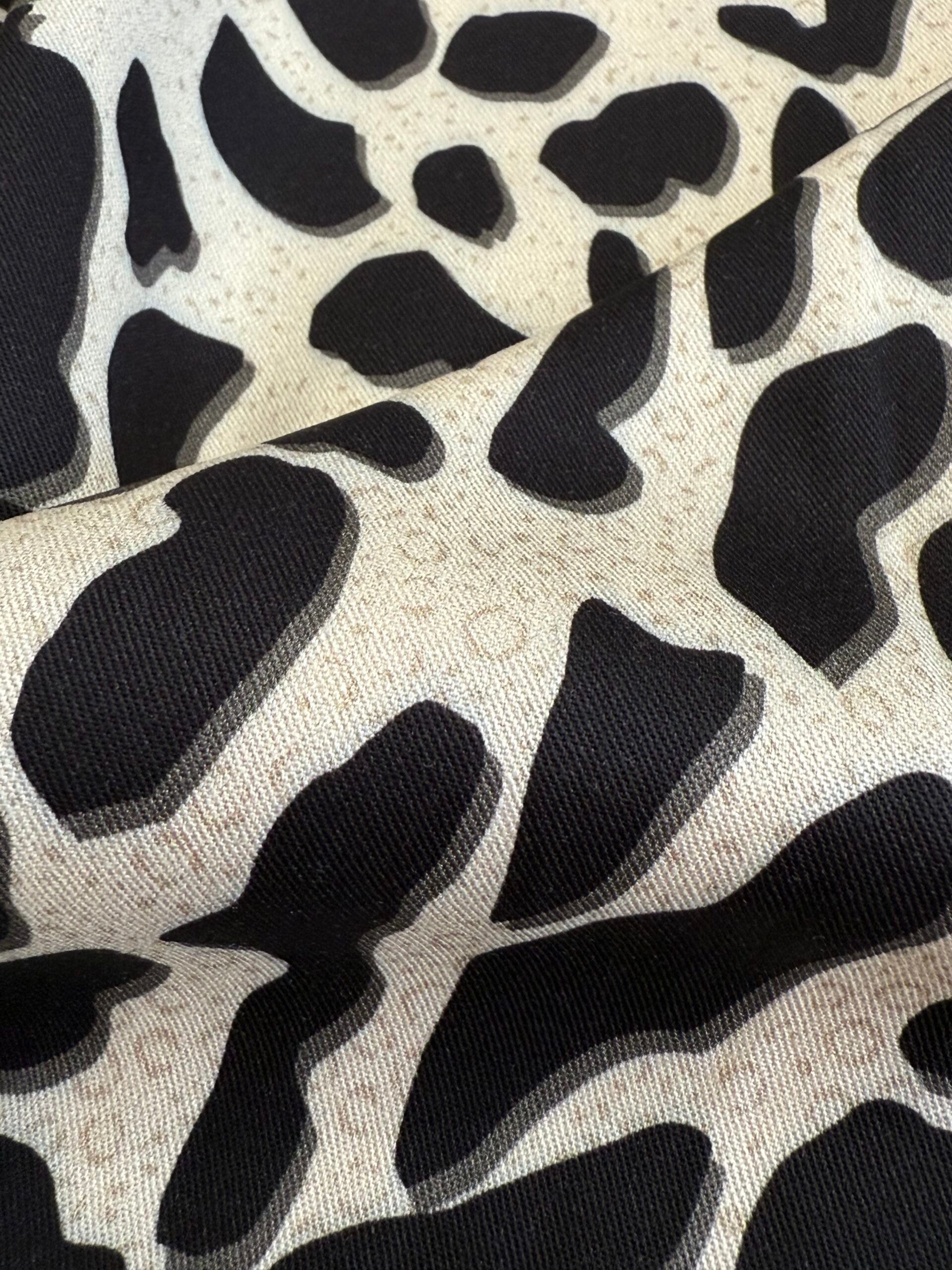 Light & Lush Viscose By Stof Of Denmark - Animal Abstract