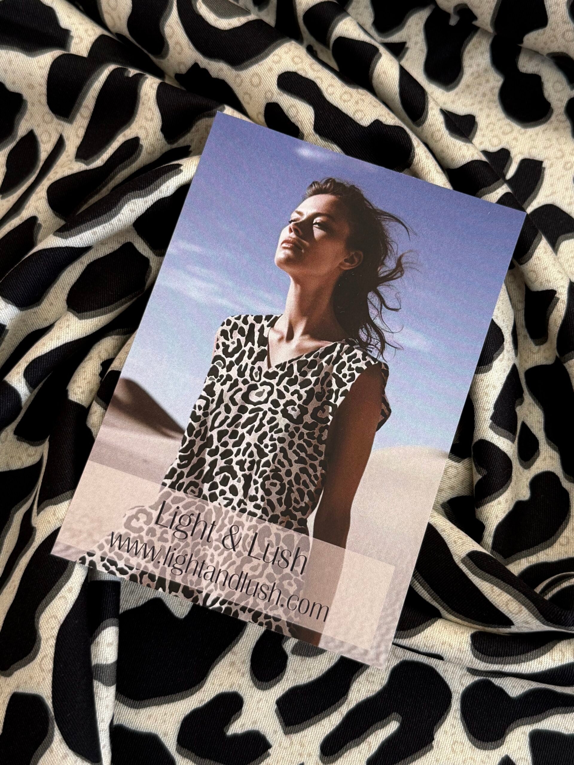 Light & Lush Viscose By Stof Of Denmark - Animal Abstract