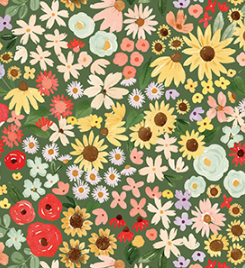 Riley Blake Homemade - Floral Forest Quilting Cotton