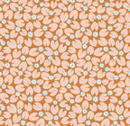 Riley Blake Little Swan - Water Lilies Golden Brown Quilting Cotton