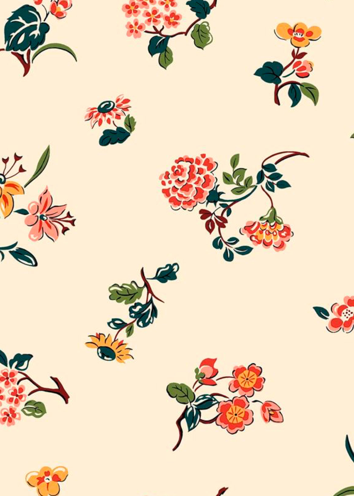 Liberty Tumbling Posies - Arthur’s Garden 2 Quilting Cotton