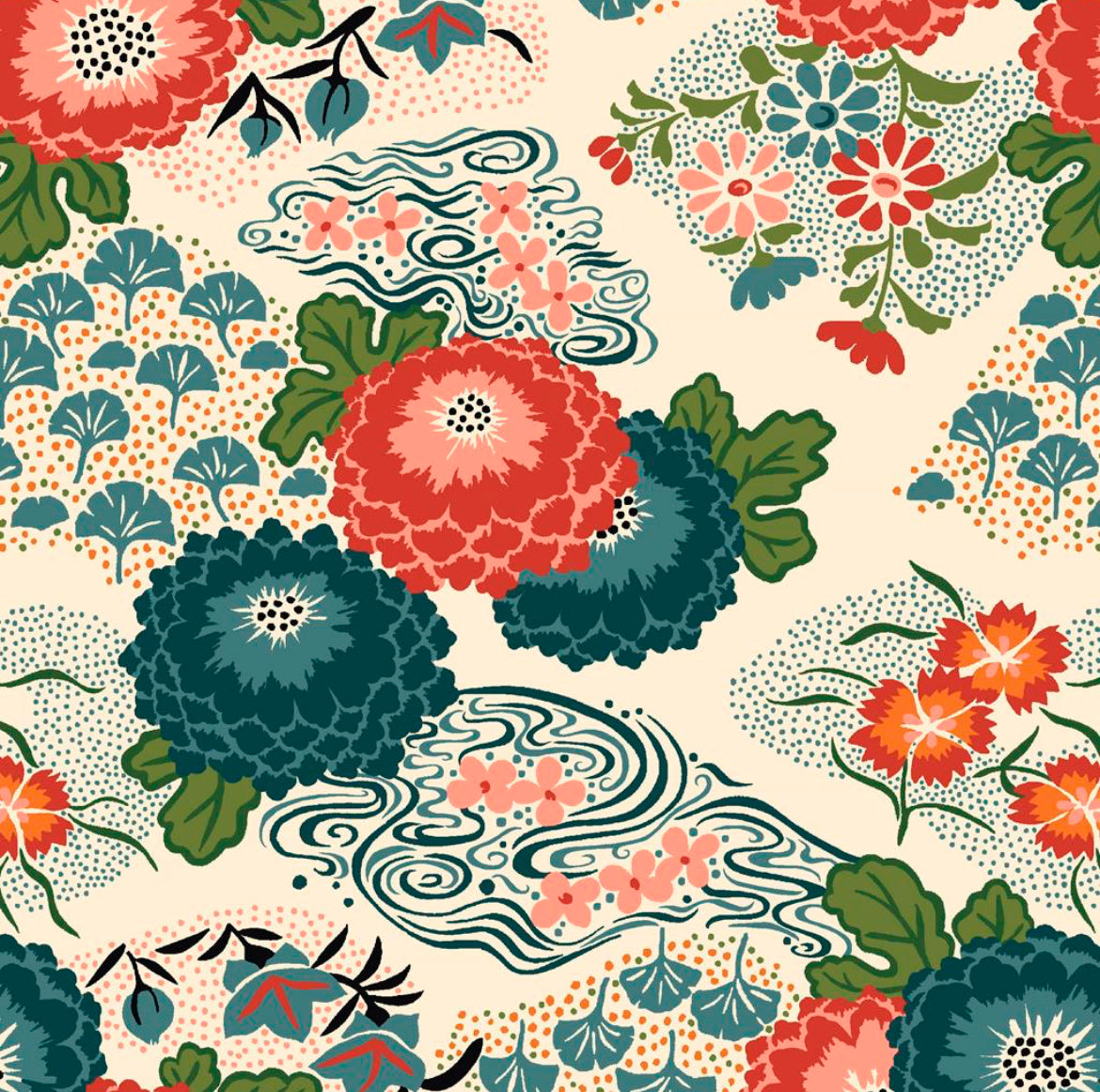 Liberty Garden Retreat - Arthur’s Garden 2 Quilting Cotton