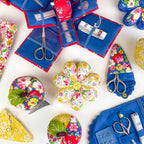 Liberty Flower Pin Cushion - Hedgerow Bloom Heirloom 2 Collection