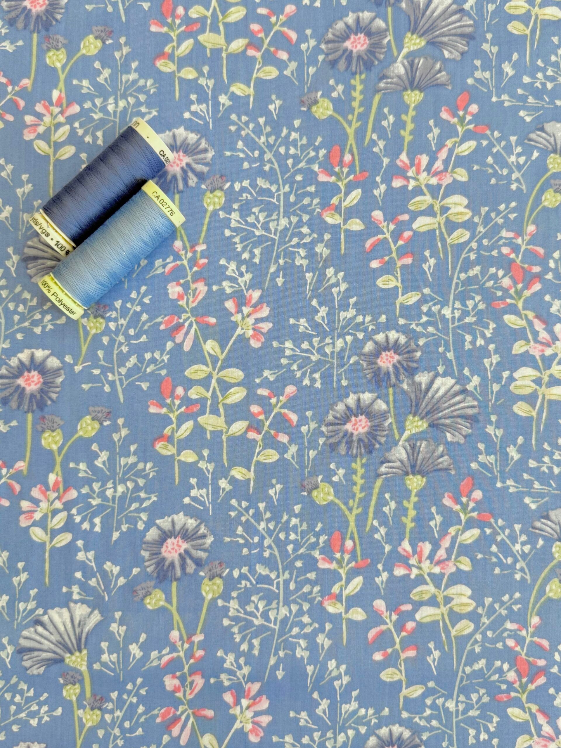 Cornflower Pima Cotton Lawn