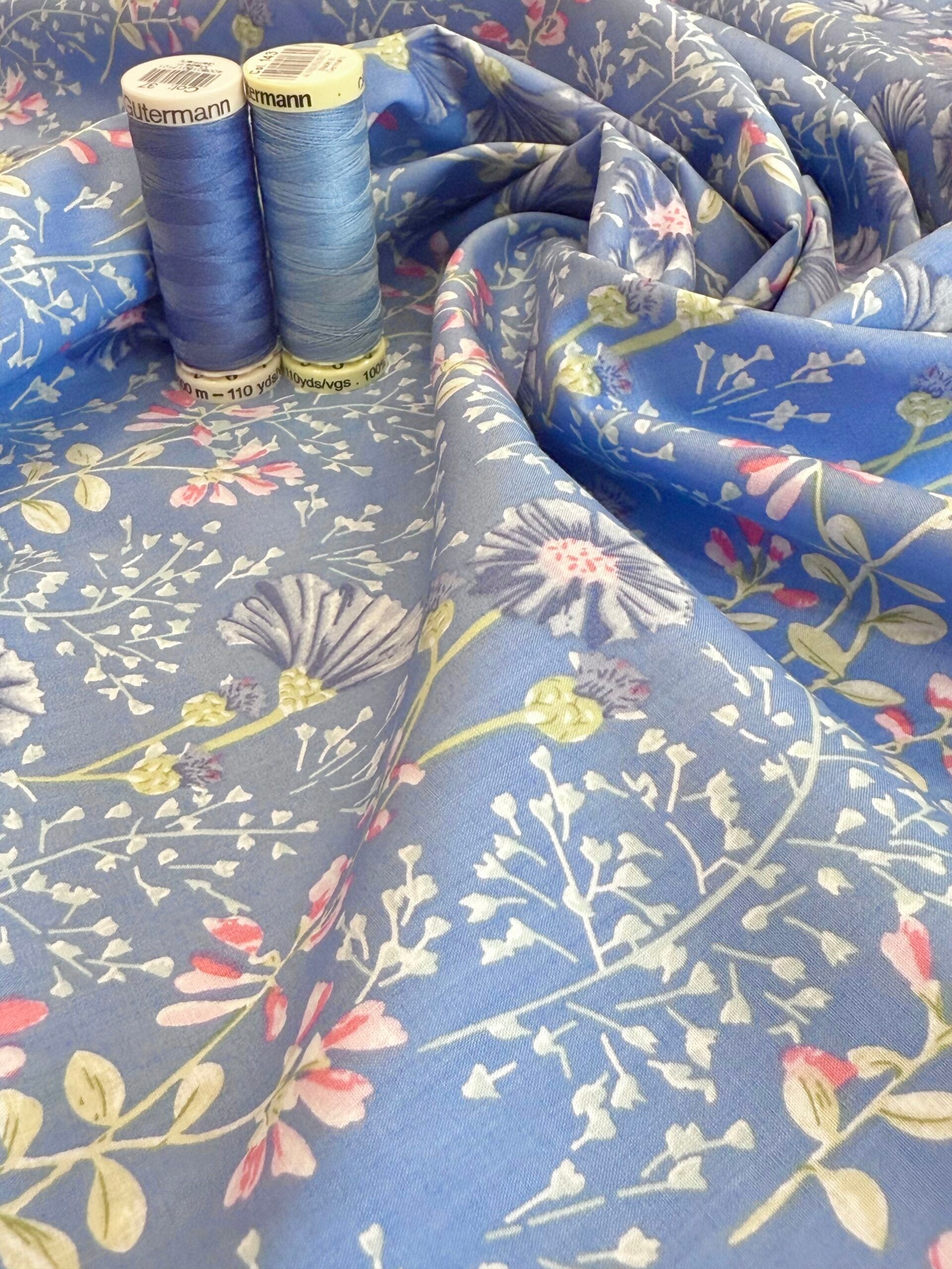 Cornflower Pima Cotton Lawn